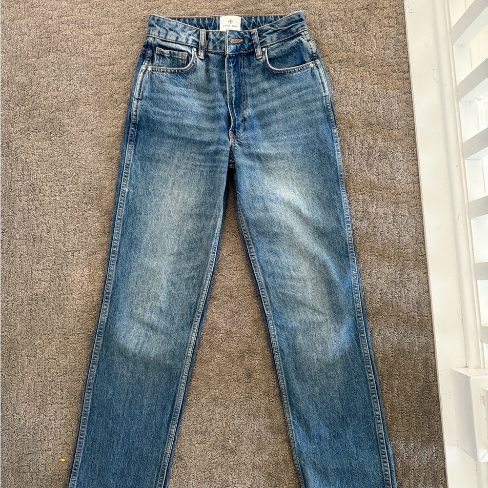 Anine Bing Blue Denim Jeans